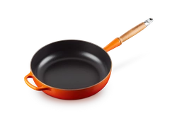 Le Creuset - głęboka patelnia żeliwna płomienna Sauté 28 cm