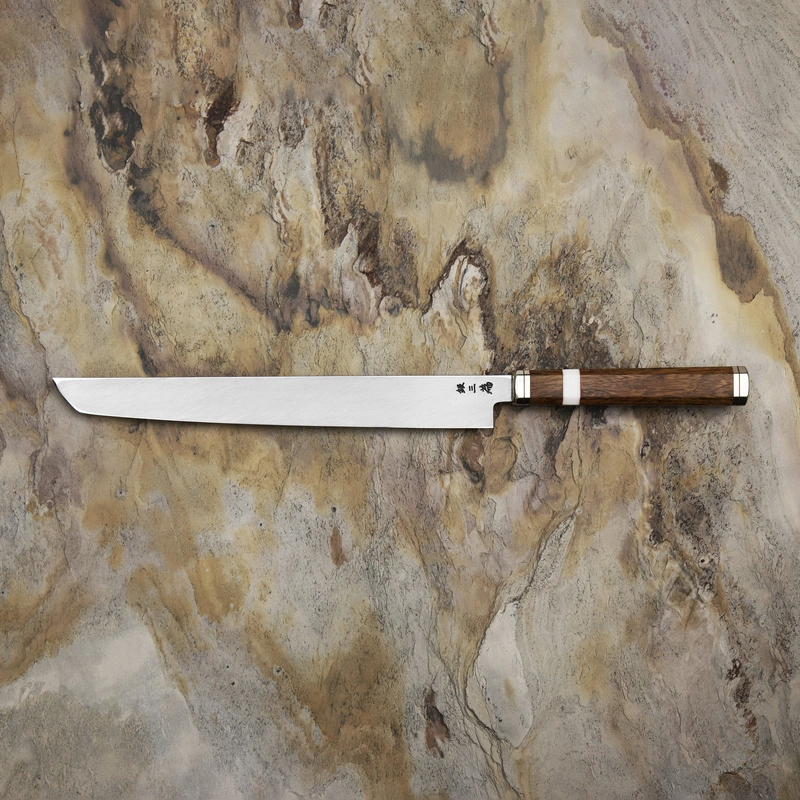 Sakai Takayuki - Shiden Silver#3 Nóż Sakimaru 27 cm