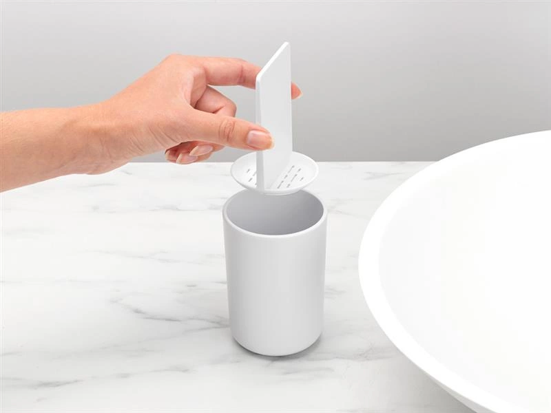 Brabantia - Kubek na szczoteczkę do zębów ReNew biały