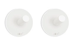 Zack - DUPLO zestaw dwóch haczyków na ręcznik biały