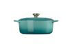 Le Creuset - brytfanna żeliwna Signature 27 cm 4,1 l bleu riviera