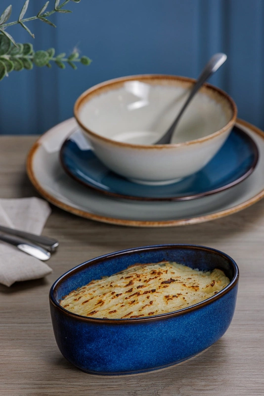 Mason Cash - Naczynie do zapiekania owalne Reactive Blue