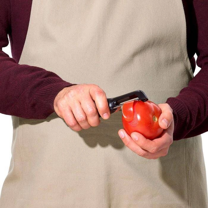 OXO - Obieraczka ząbkowana prosta, czarna, Good Grip