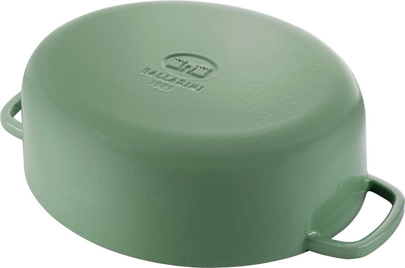 Ballarini - garnek żeliwny owalny 4.5 ltr, zielony Bellamonte