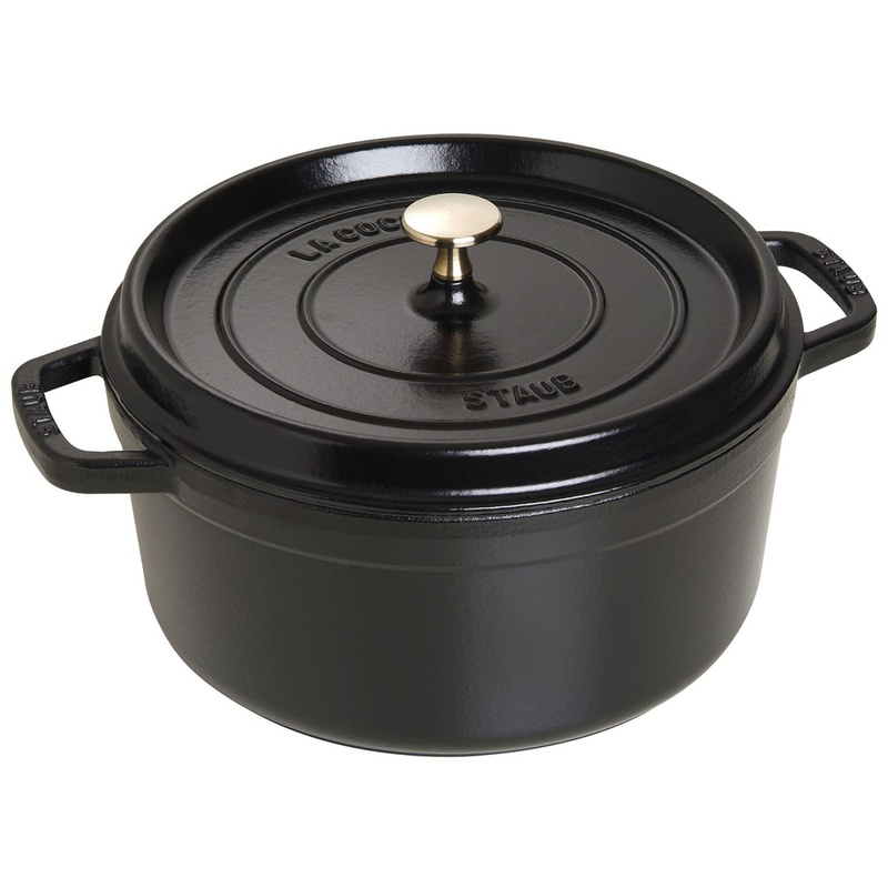 Staub - garnek brytfanna żeliwna czarna 5,2 l 26 cm