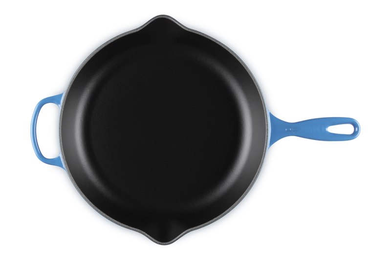 Le Creuset - patelnia Signature niska żeliwna 30 cm azure