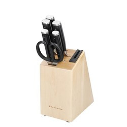 KitchenAid Culinary Tools - blok z 5 nożami, nożyczkami i ostrzałką