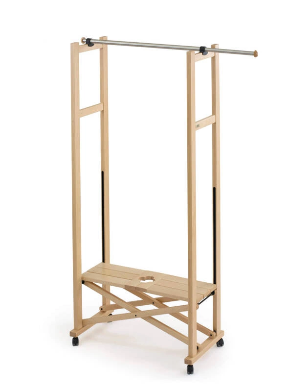 ARREDAMENTI - ELIOS Stojak na ubrania - 37 x 78 cm, Brązowy