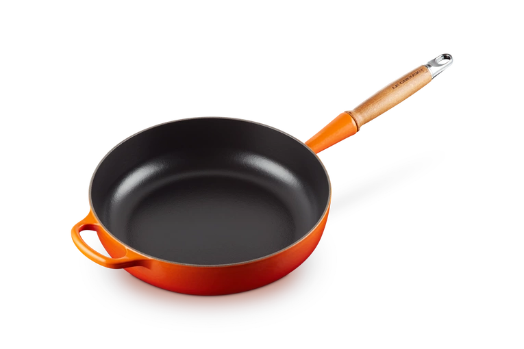 Le Creuset - głęboka patelnia żeliwna płomienna Sauté 28 cm