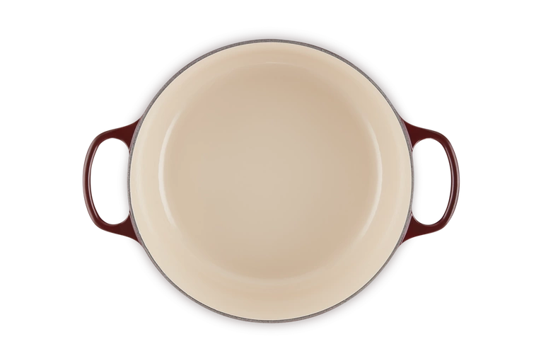 Le Creuset brytfanna żeliwna emaliowana Signature okrągła 24 cm 4,2 l garnet