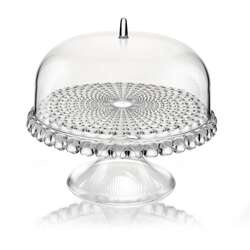 Guzzini - Etażerka na ciasto, średnica 30 cm, transparentna TIFFANY