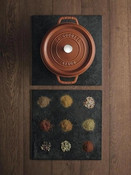 Staub - garnek brytfanna żeliwna cynamonowa 3,8 l 24 cm