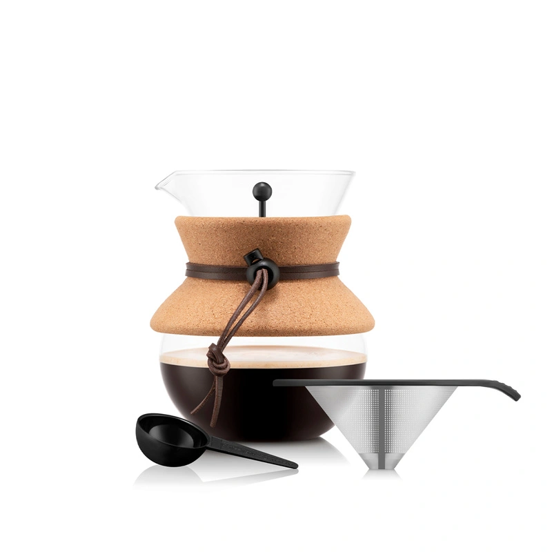 Bodum - zaparzacz do kawy z filtrem stałym Pour Over 500 ml Cork