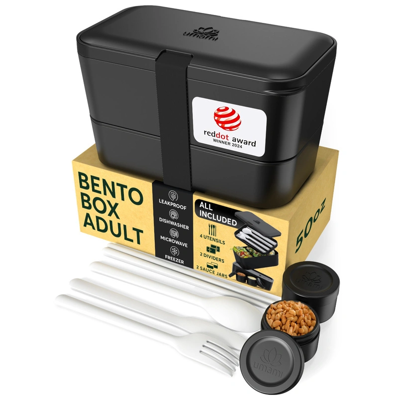 UMAMI - Lunchbox Nestable - Onyx Black - 1500ml