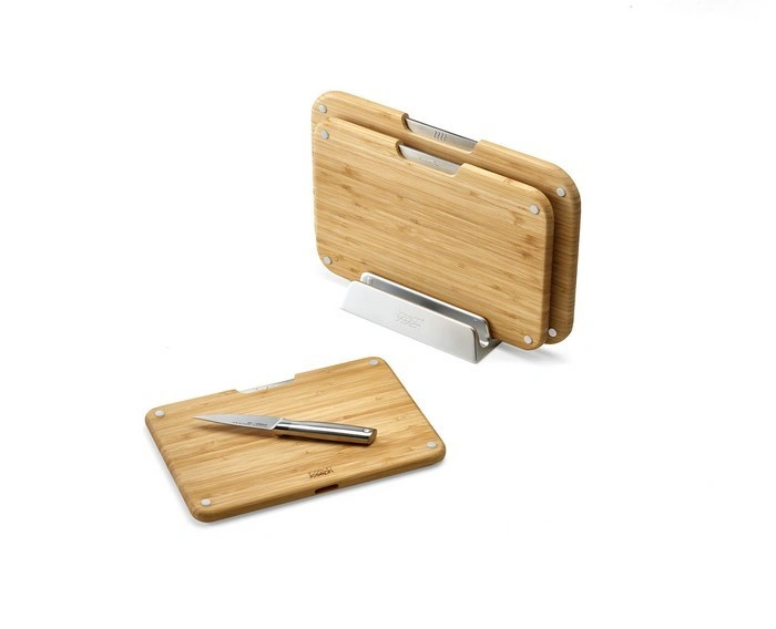 JOSEPH JOSEPH - Zestaw 3 desek na stojaku 4el. Nest Bamboo