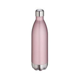 Cilio - butelka termiczna, stal nierdzewna, różowe złoto, 1,0 l Elegante
