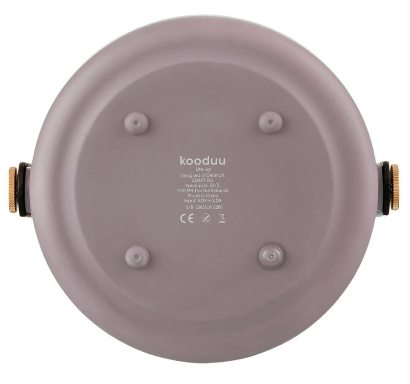 Kooduu - LITE-UP Lampa przenośna akumulatorowa - Szary