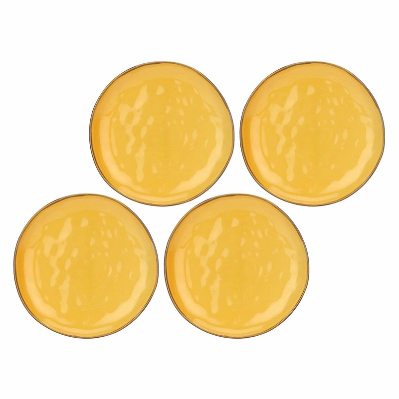 Rose&Tulipani - zestaw 4 talerzy obiadowych 27 cm Concerto Ocra