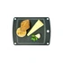 Jade - Deska do krojenia 44 cm GOURMET CHEF White