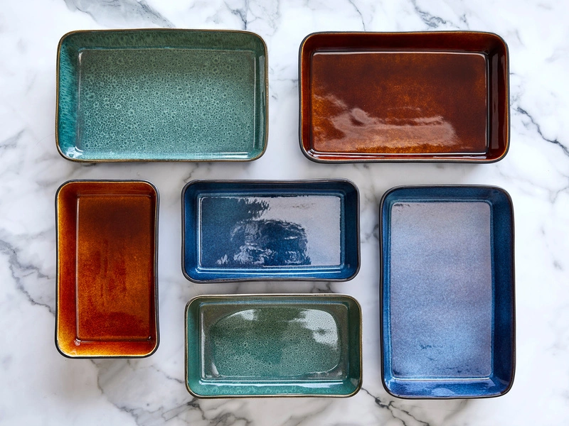 Bitz - Półmisek do serwowania 38 x 14 cm Cream matte