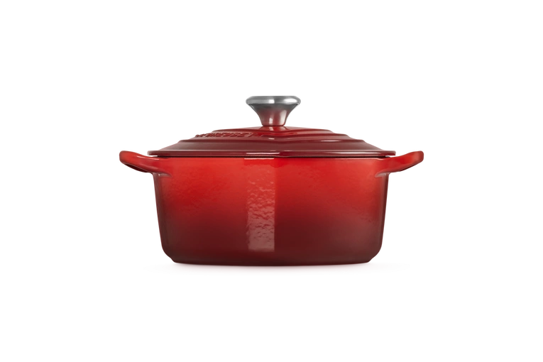 Le Creuset - brytfanna w kształcie serca 20 cm Wiśniowa