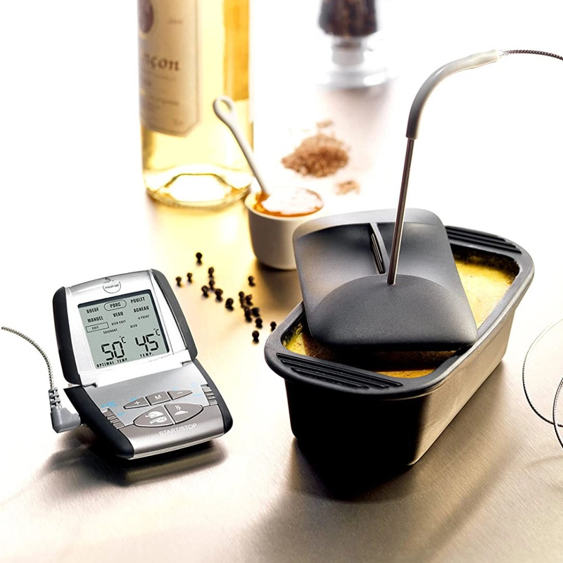 Mastrad - Termometr do pieczenia mięs OVENsrebrno-czarny