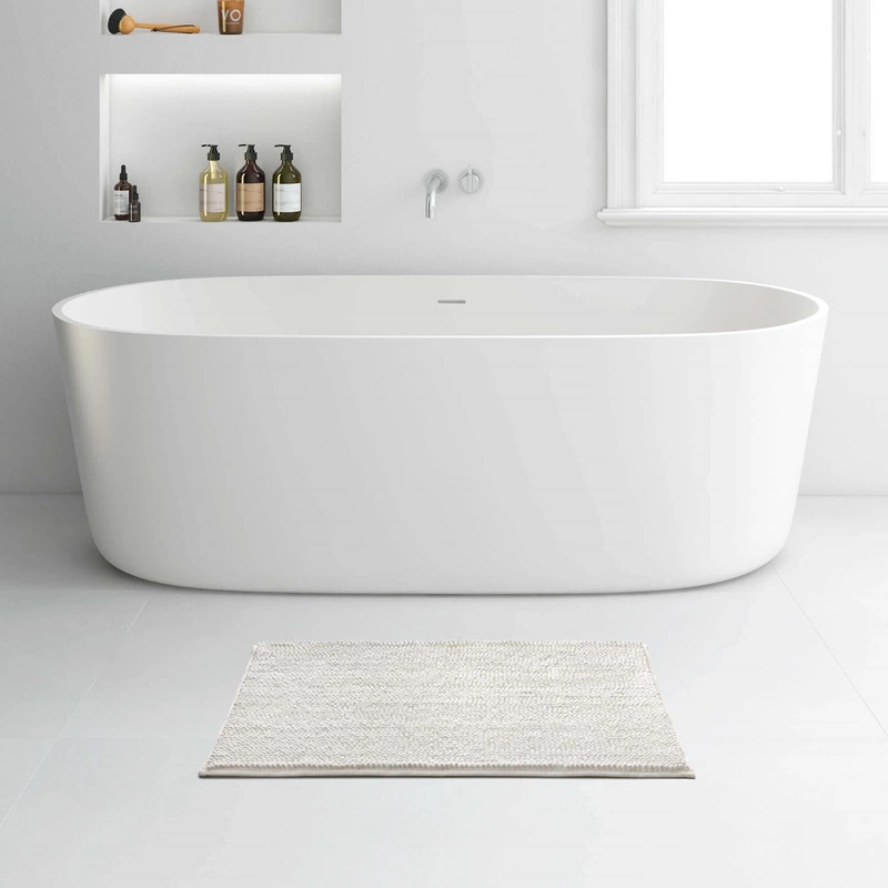 RAYEN - Dywanik łazienkowy biały