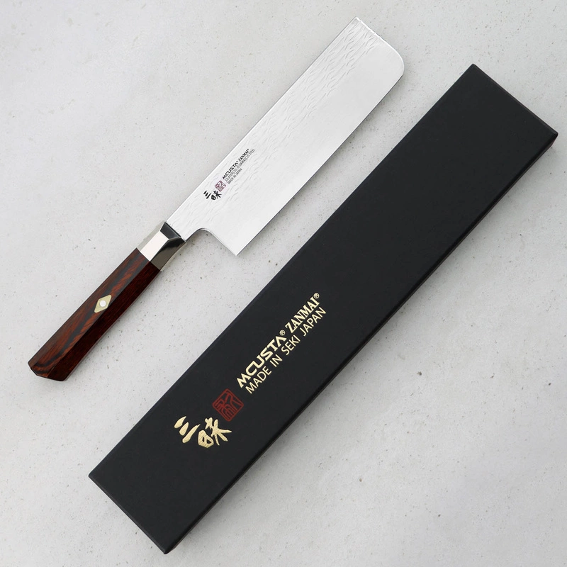 Mcusta Zanmai - VG-10 Supreme Ripple Nóż Nakiri 16,5cm
