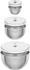 Zwilling - FRESH & SAVE Zestaw 3 stalowych misek próżniowych z pokrywką