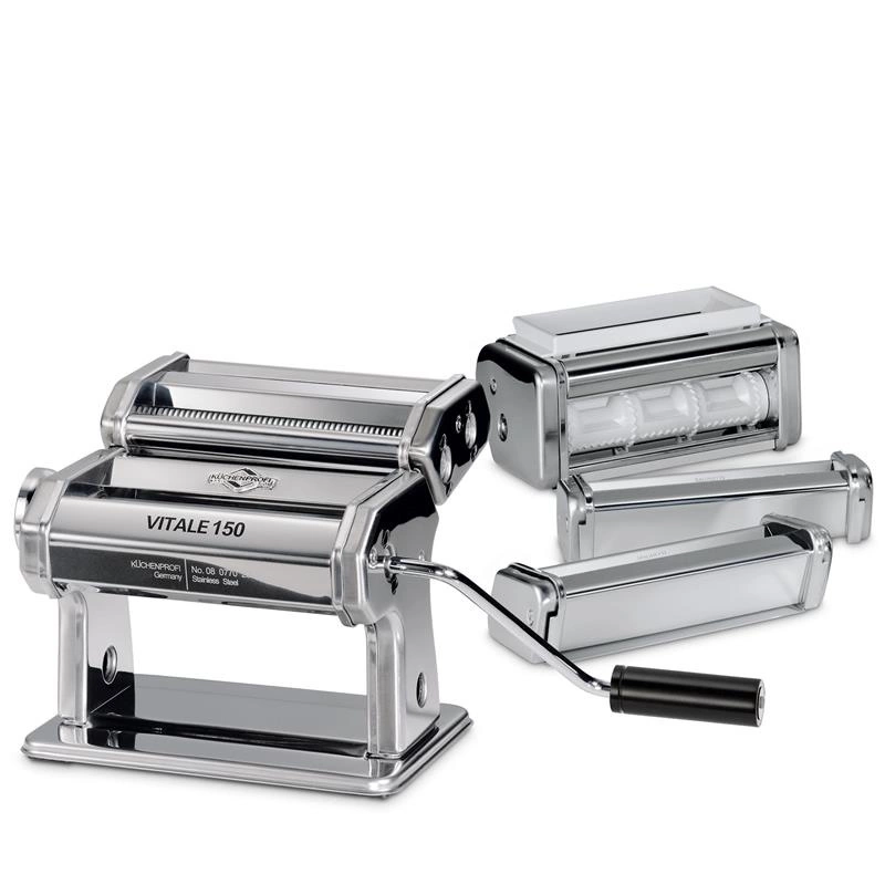 Kuchenprofi - maszynka do makaronu, 4 wymienne krajacze, 28 x 21,5 x 21,5 cm Vitale 150