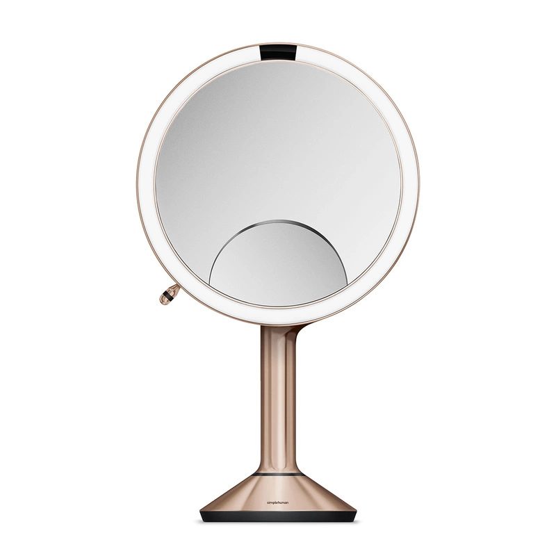simplehuman - Lustro sensorowe TRIO - różowe złoto