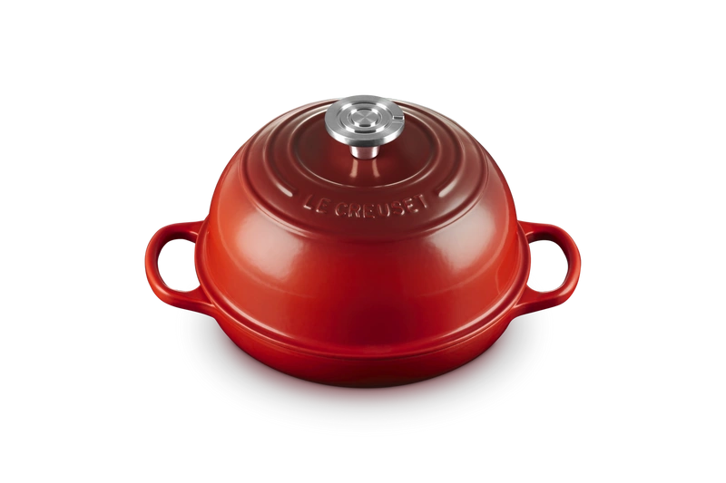 Le Creuset - garnek żeliwny do pieczenia chleba wiśniowy