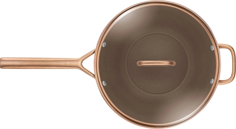 Zwilling - MILANO Wok z pokrywką 30 cm brązowy