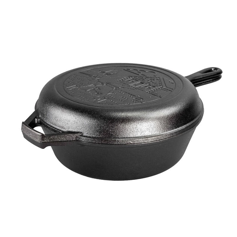 Lodge - Patelnie żeliwne 2 el COMBO CABIN Wanderlust