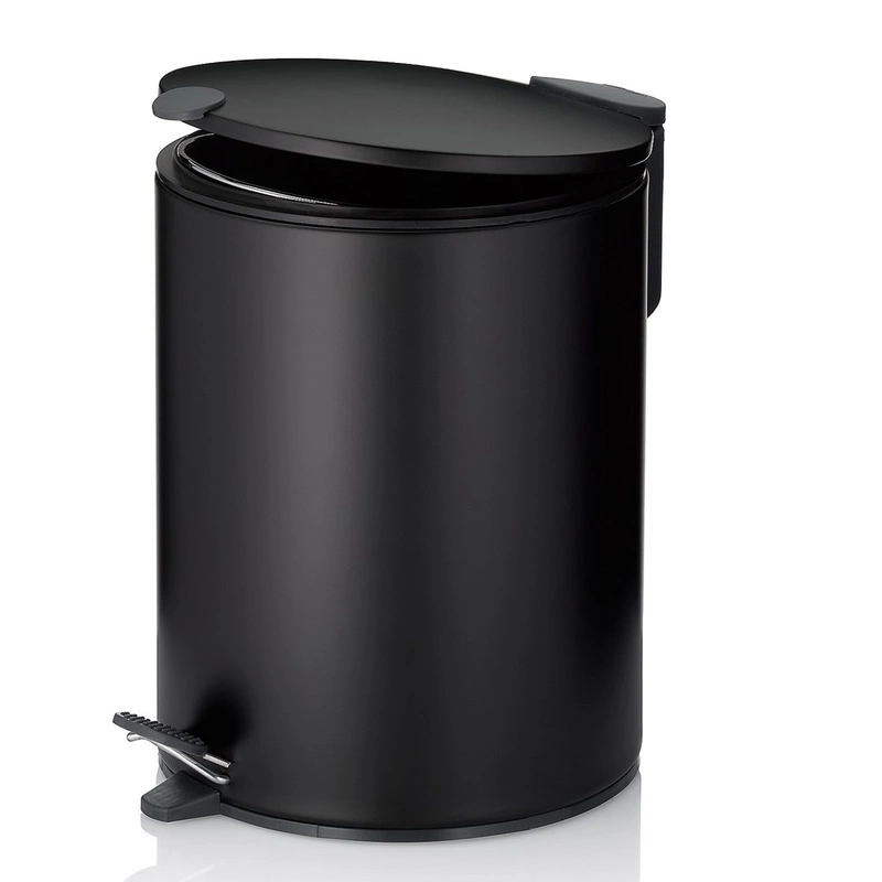 Kela - Kosz na śmieci 5l czarny Mats