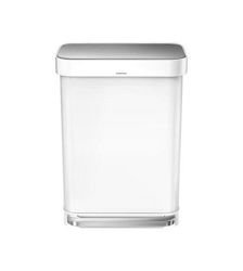Simple Human - kosz  na śmieci 55 l pedałowy Liner Pocket biały
