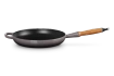 Le Creuset - patelnia żeliwna z drewnianym uchwytem 26 cm Flint
