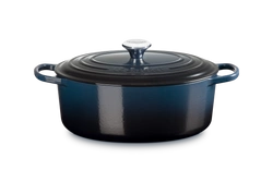 Le Creuset - brytfanna żeliwna emaliowana Signature 33 cm 7,5 l nuit
