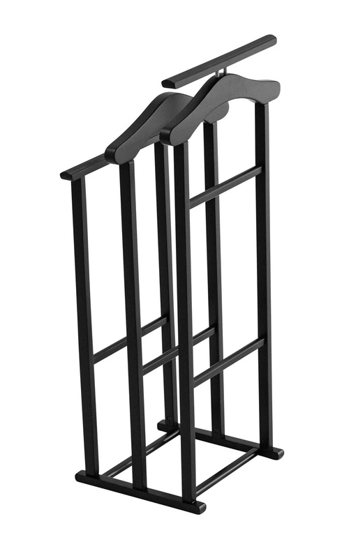 ARREDAMENTI - MAXI Stojak na koszule i garnitur - 102 x 35 cm, Czarny