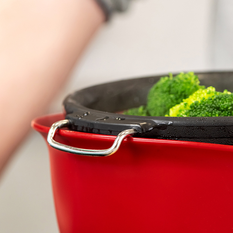 KitchenAid Culinary Tools - sitko kuchenne z uchwytem 17,5cm CLASSIC Onyx Black