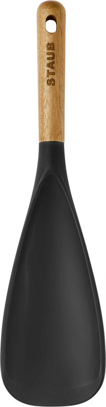 Staub łyżka kuchenna silikonowa drewniany uchwyt 30 cm