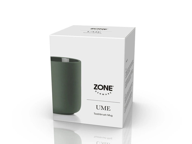 Zone Denmark - Kubek na szczoteczki do zębów Ume Olive Green