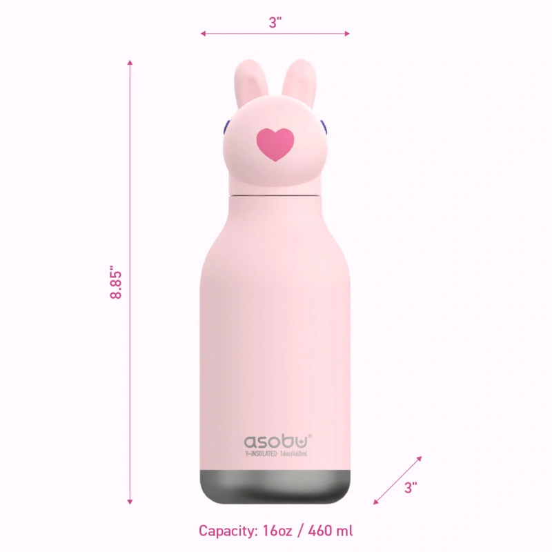 Asobu - Butelka termiczna BESTIE BOTTLE BUNNY 460ml