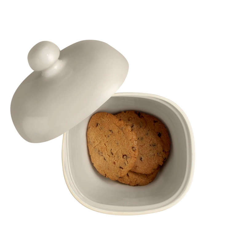 Emile Henry - Słoik na ciasteczka - kremowy