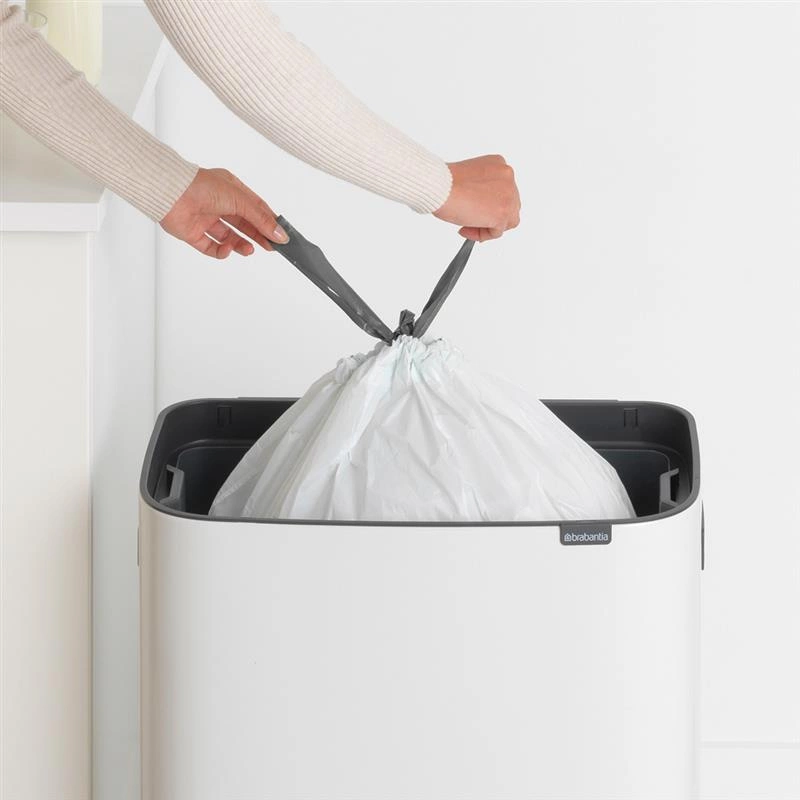 Brabantia - Kosz na śmieci Touch Bin Bo 60l biały