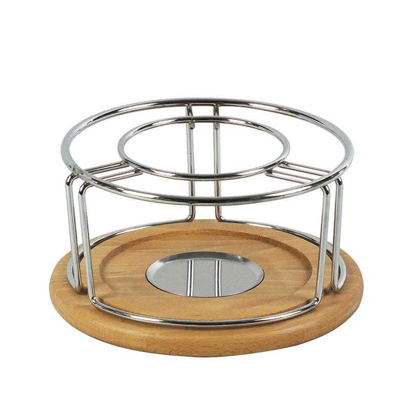 Kela - palnik podgrzewający ze stelażem, śred. 21,5 cm Natura