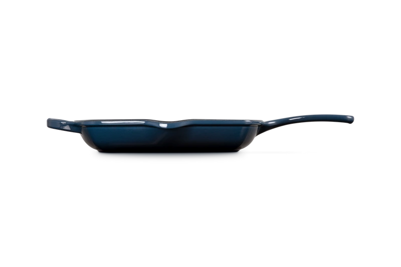Le Creuset - patelnia żeliwna grillowa z dwoma uchwytami 26 cm Nuit