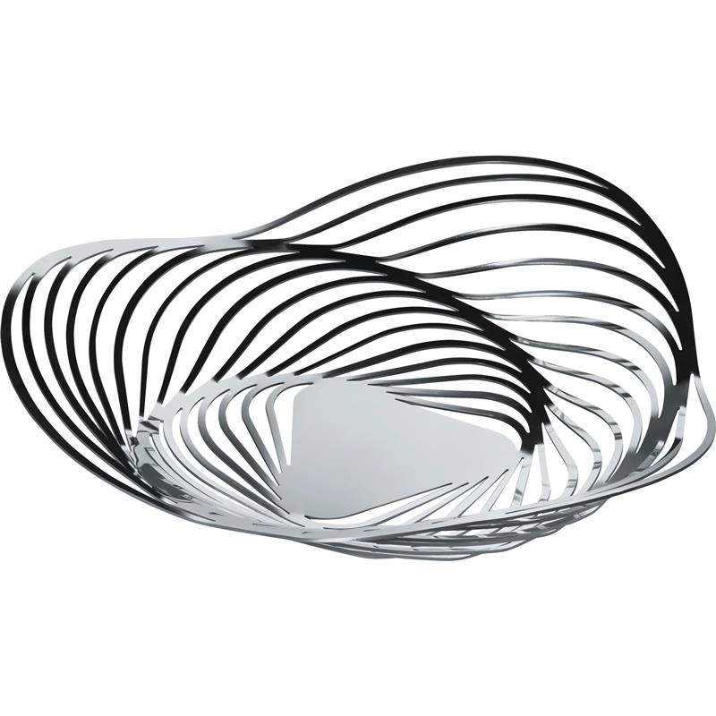 Alessi - patera, polerowana; 43 cm TRINITY