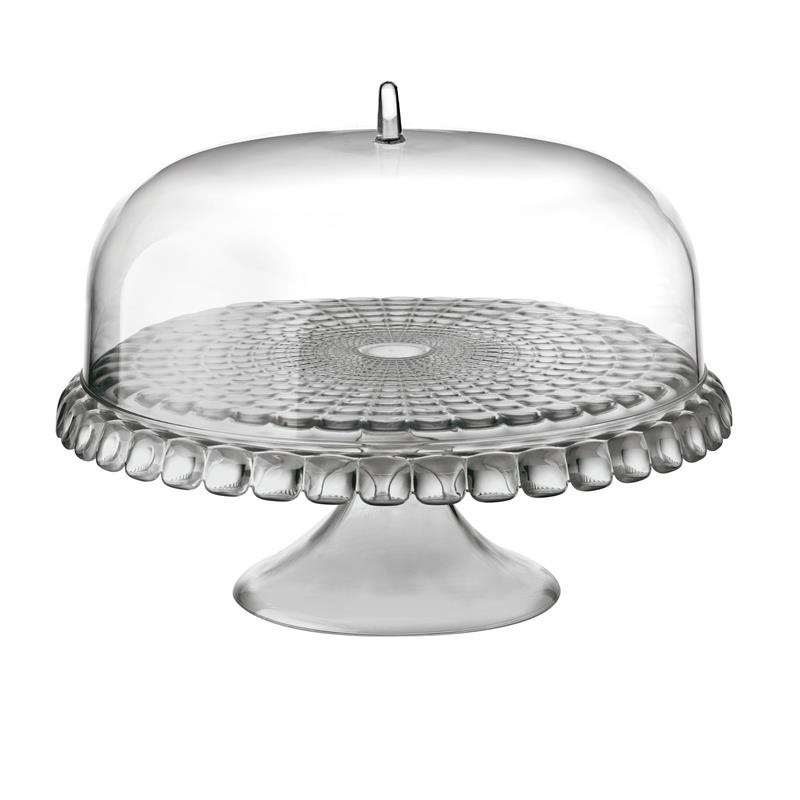 Guzzini - Etażerka na ciasto, średnica 36 cm, antracytowa TIFFANY