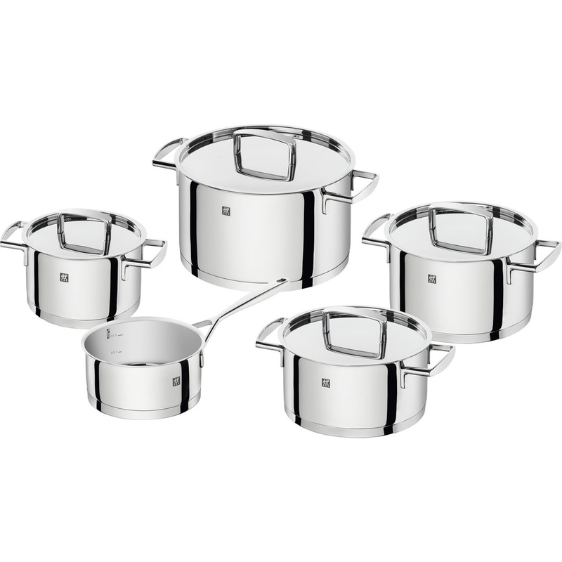 Zwilling - 5 częściowy komplet garnków Passion